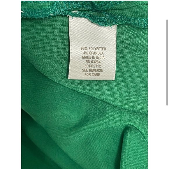 Dress Barn Gold Chain Halter Maxi Dress in Green Size 4 - Picture 4 of 4